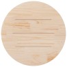 Dessus de table rond blanc Ø90x3 cm bois de pin massif 532479532479