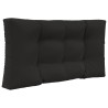 Coussin de canapé d'extérieur 3 pcs Noir Polyester 532483532483