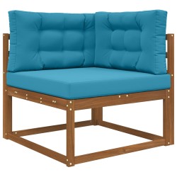 Coussin de canapé d'extérieur 3 pcs Bleu royal Polyester 532484532484