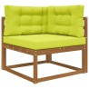 Coussin de canapé d'extérieur 3 pcs Vert Polyester 532490532490