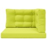 Coussin de canapé d'extérieur 3 pcs Vert Polyester 532490532490