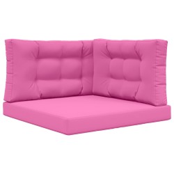 Coussin de canapé d'extérieur 3 pcs Rose Polyester 532494532494