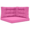Coussin de canapé d'extérieur 3 pcs Rose Polyester 532494532494