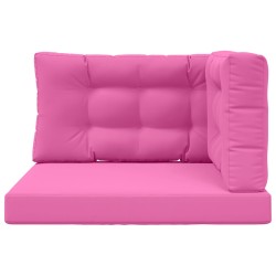 Coussin de canapé d'extérieur 3 pcs Rose Polyester 532494532494