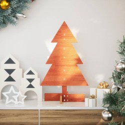 Arbre de Noël en bois pour décoration 60 cm bois de pin massif 532498532498