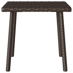 Table basse de jardin rectangulaire marron 40x40x37 cm rotin 532499532499