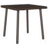 Table basse de jardin rectangulaire marron 40x40x37 cm rotin 532499532499