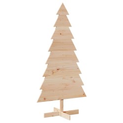 Arbre de Noël en bois pour décoration 150 cm bois massif de pin 532500532500