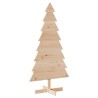 Arbre de Noël en bois pour décoration 150 cm bois massif de pin 532500532500