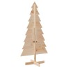Arbre de Noël en bois pour décoration 150 cm bois massif de pin 532500532500