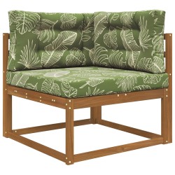 Coussin de canapé d'extérieur 3 pcs Modèle feuille Polyester 532501532501