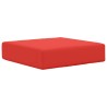 Coussin de Siège d'Extérieur Rouge 40 x 40 x 8 cm 532506532506