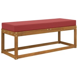Coussin de Siège d'Extérieur Bordeaux 111,5 x 40 x 8 cm 532507532507
