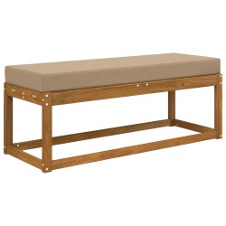 Coussin de Siège d'Extérieur Taupe 111,5 x 40 x 8 cm 532510532510