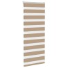 Store zèbre marron sable largeur du tissu 60,9 cm polyester 532514532514