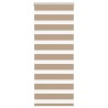 Store zèbre marron sable largeur du tissu 50,9 cm polyester 532515532515