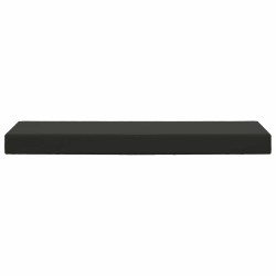 Coussin de Siège d'Extérieur Noir 111,5 x 40 x 8 cm 532517532517