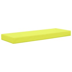 Coussin de Siège d'Extérieur Vert 111,5 x 40 x 8 cm 532519532519