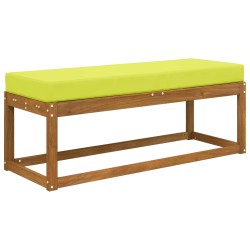 Coussin de Siège d'Extérieur Vert 111,5 x 40 x 8 cm 532519532519
