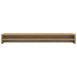 Support d'écran Chêne artisanal 100 x 24 x 13 cm Bois d'ingénierie 532520532520