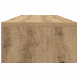 Support d'écran Chêne artisanal 100 x 24 x 13 cm Bois d'ingénierie 532520532520