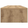 Support d'écran Chêne artisanal 100 x 24 x 13 cm Bois d'ingénierie 532520532520