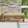Coussin de Siège d'Extérieur Beige 115 x 40 x 8 cm 532521532521