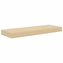 Coussin de Siège d'Extérieur Beige 115 x 40 x 8 cm 532521532521
