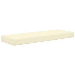 Coussin de Siège d'Extérieur Crème 115 x 40 x 8 cm 532524532524