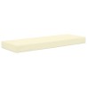 Coussin de Siège d'Extérieur Crème 115 x 40 x 8 cm 532524532524