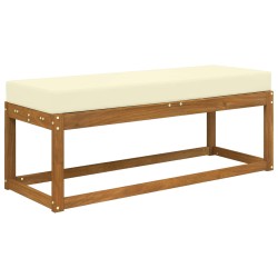 Coussin de Siège d'Extérieur Crème 115 x 40 x 8 cm 532524532524