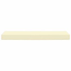 Coussin de Siège d'Extérieur Crème 115 x 40 x 8 cm 532524532524