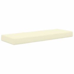 Coussin de Siège d'Extérieur Crème 115 x 40 x 8 cm 532524532524