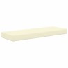 Coussin de Siège d'Extérieur Crème 115 x 40 x 8 cm 532524532524