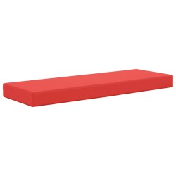 Coussin de Siège d'Extérieur Rouge 111,5 x 40 x 8 cm 532528532528
