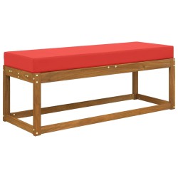 Coussin de Siège d'Extérieur Rouge 111,5 x 40 x 8 cm 532528532528