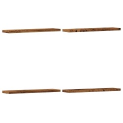 Étagères murales 4 pcs vieux bois 40x10x1,5cm bois d'ingénierie 532529532529