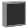 Armoire à outils avec étagère Noir et gris 50 x 20 x 55 cm 532530532530