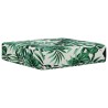 Coussin de Siège d'Extérieur Motif feuille 40 x 40 x 8 cm 532534532534