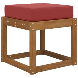 Coussin de Siège d'Extérieur Bordeaux 40 x 40 x 8 cm 532537532537