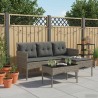 Ensemble de canapé de jardin avec coussin 2 pcs polyrotin 532547532547