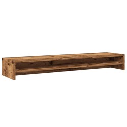 Support de moniteur vieux bois 100x24x13 cm bois d'ingénierie 532551532551