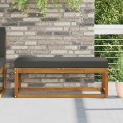 Coussin de Siège d'Extérieur Anthracite 115 x 40 x 8 cm 532552532552