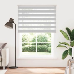Store zèbre gris clair largeur du tissu 150,9 cm polyester 532553532553