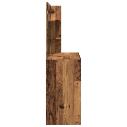 Coiffeuse avec miroir vieux bois 74,5x40x141 cm 532555532555