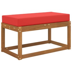 Coussin de Siège d'Extérieur Rouge 80 x 40 x 8 cm 532556532556