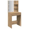 Coiffeuse avec LED chêne artisanal 60x40x140 cm 532563532563