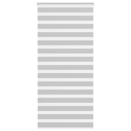 Store zèbre gris clair largeur du tissu 110,9 cm polyester 532566532566