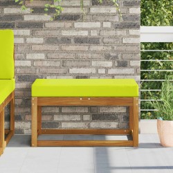 Coussin de Siège d'Extérieur Vert 80 x 40 x 8 cm 532571532571