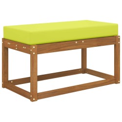 Coussin de Siège d'Extérieur Vert 80 x 40 x 8 cm 532571532571